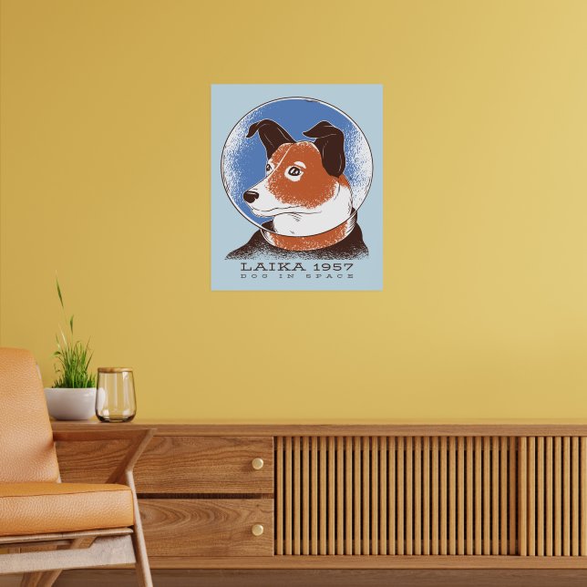 Laika Soviet Space Dog 1957 Poster | Zazzle