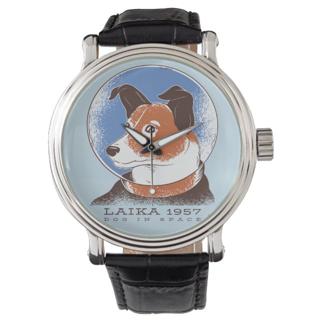 Laika Soviet Space Dog 1957 Watch (Front)