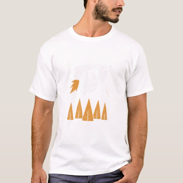 laika space dog T shirt T Shirt (Front)