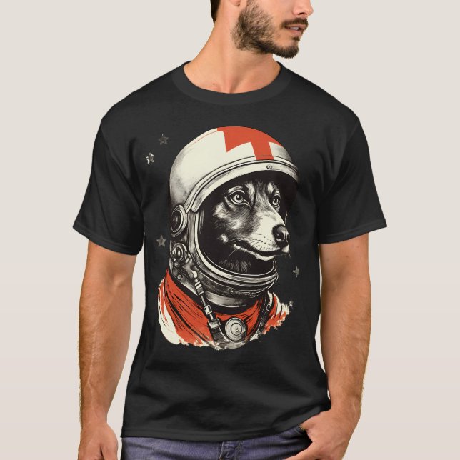 Laika Space Traveler T-Shirt (Front)
