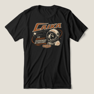 LAIKA - THE BRAVEST PASSENGER IN HISTORY Tri-Blend SHIRT