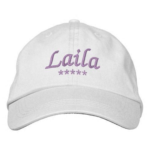 Laila Name Embroidered Baseball Cap