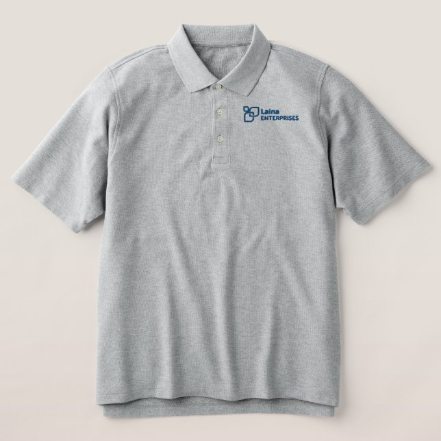 Laina Enterprises Embroidered Polo Shirt (Design Front)