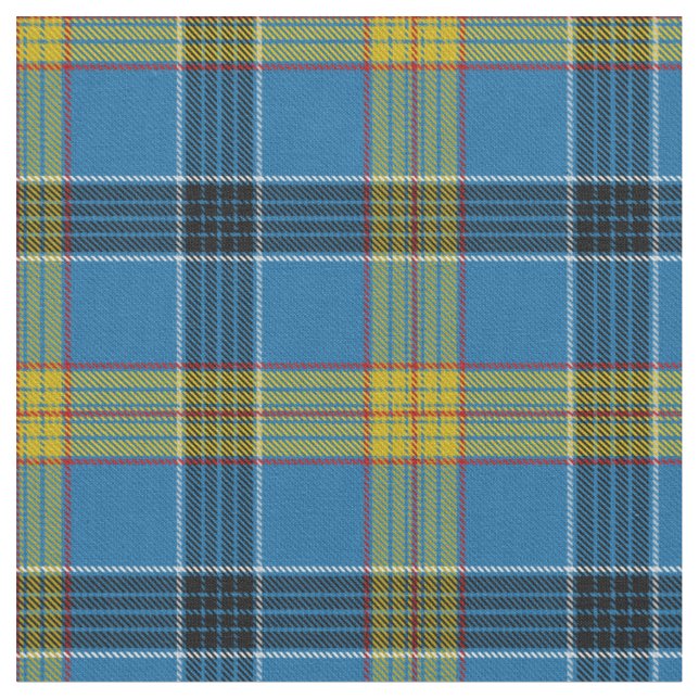 Laing Tartan Print Fabric (Close Up)