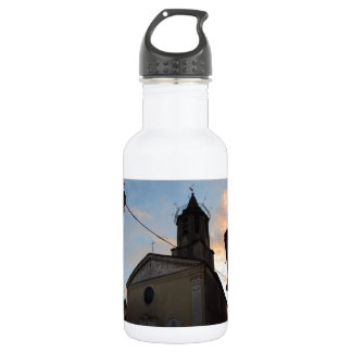 Laino Borgo Church Sunset Stainless Steel Water Bottle