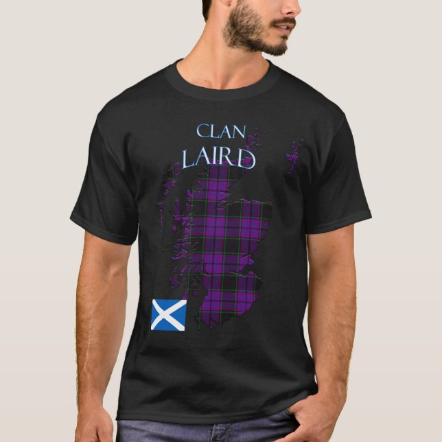 Laird Scottish Clan Tartan Scotland T-Shirt (Front)