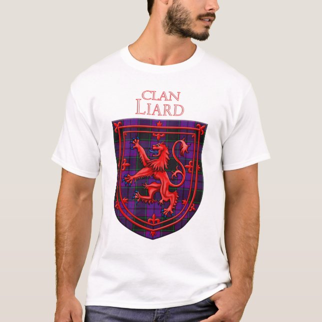 Laird Tartan Scottish Plaid Lion Rampant T-Shirt (Front)