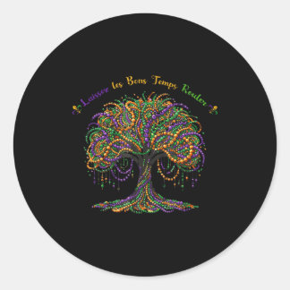 Laissez Les Bon Temps Rouler Classic Round Sticker