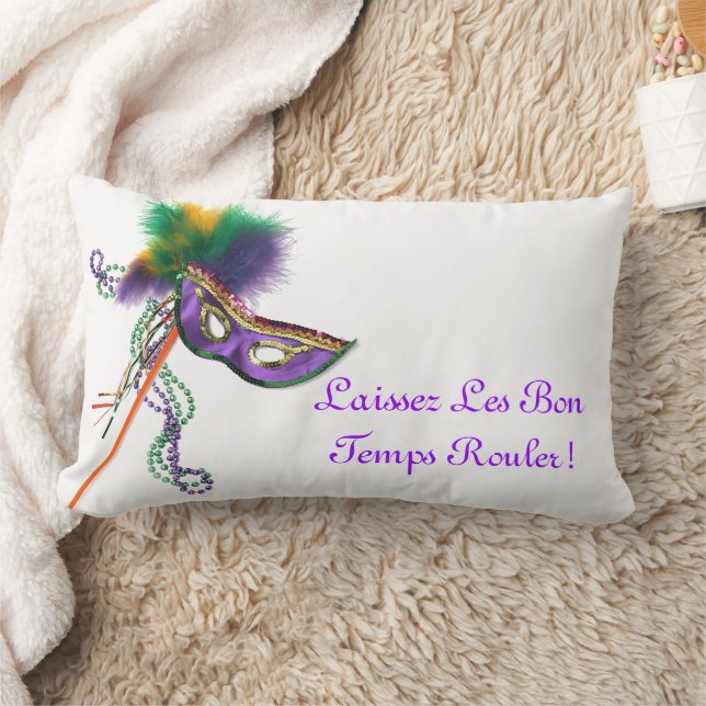 Laissez Les Bon Temps Rouler! Lumbar Pillow (Blanket)