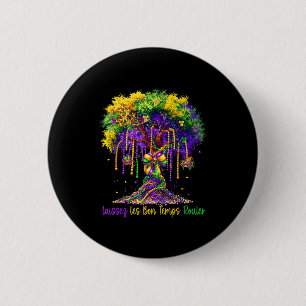 Laissez Les Bon Temps Rouler Mardi Gras Tree 2026  Button