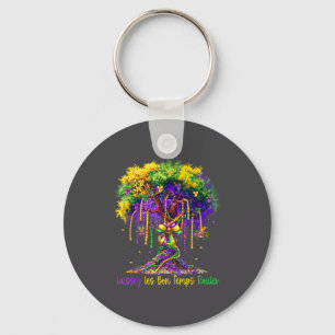 Laissez Les Bon Temps Rouler Mardi Gras Tree 2026  Keychain