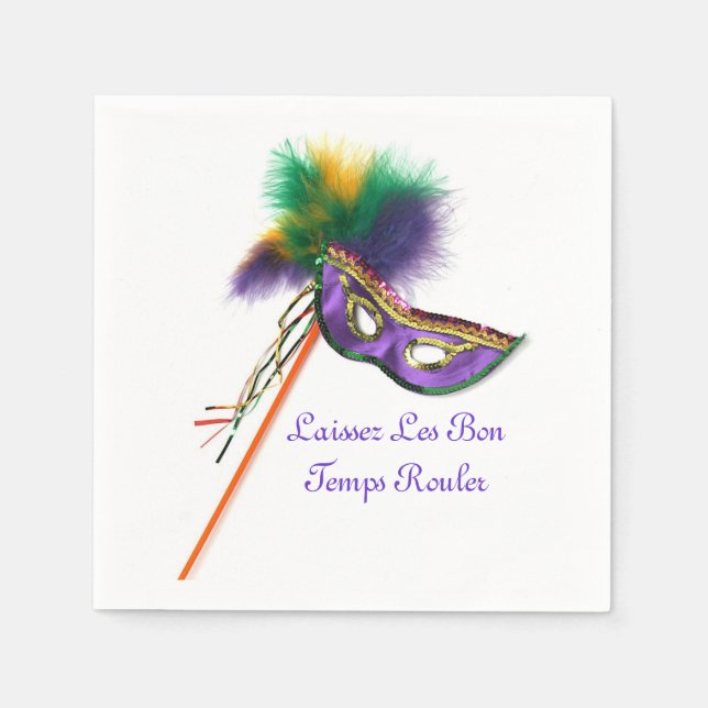 Laissez Les Bon Temps Rouler! Napkins (Front)