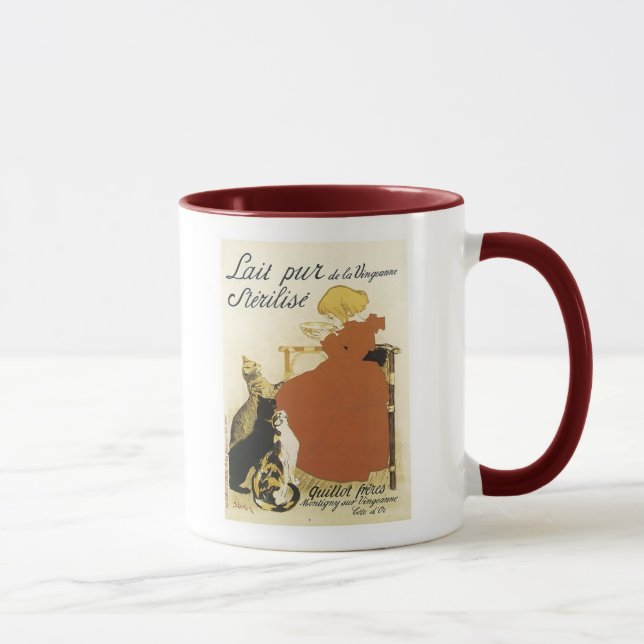 Lait pur de la Vingeanne Sterilise Ad - Child with Mug (Right)