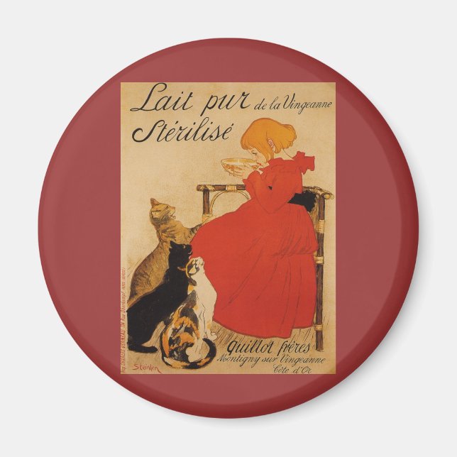 Lait Pur de la Vingeanne Sterilise Magnet (Front)