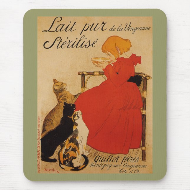Lait Pur de la Vingeanne Sterilise Mouse Pad (Front)