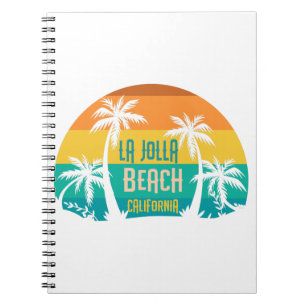 LaJolla Beach Retro Notebook