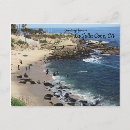 LaJolla Cove California Postcard