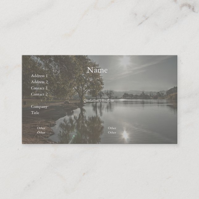Lake 3 Business Card (Front)