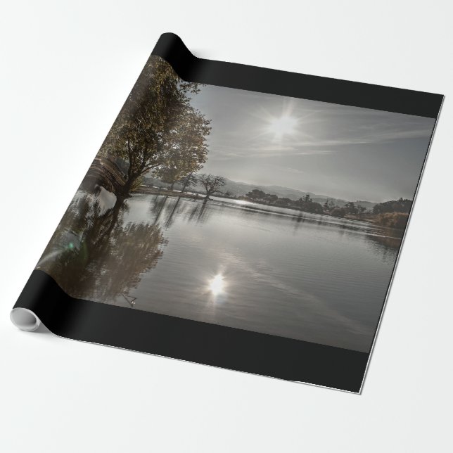 Lake 3 wrapping paper (Unrolled)