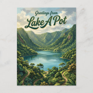 Lake A Pot Equatorial Guinea Postcard