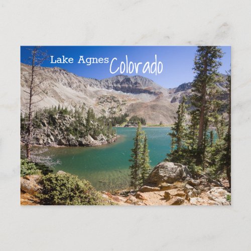 Lake Agnes Colorado Postcard