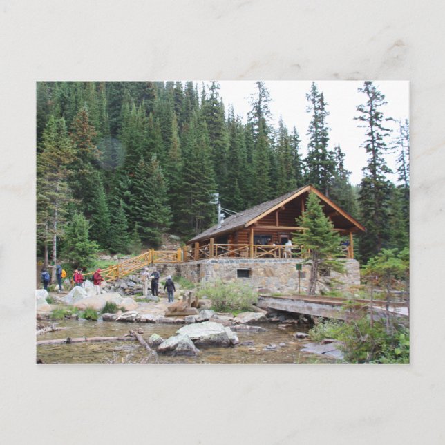 Lake Agnes Teahouse Postcard (Front)