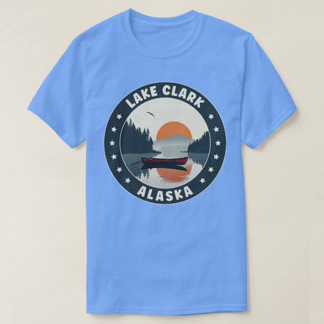 Lake Alaska Sunset TShirt (Design Front)