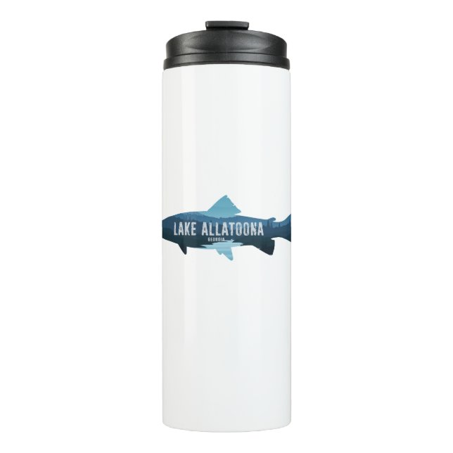 Lake Allatoona Georgia Fish Thermal Tumbler (Front)