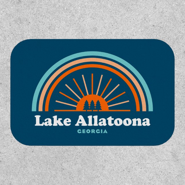 Lake Allatoona Georgia Rainbow Patch (Front)