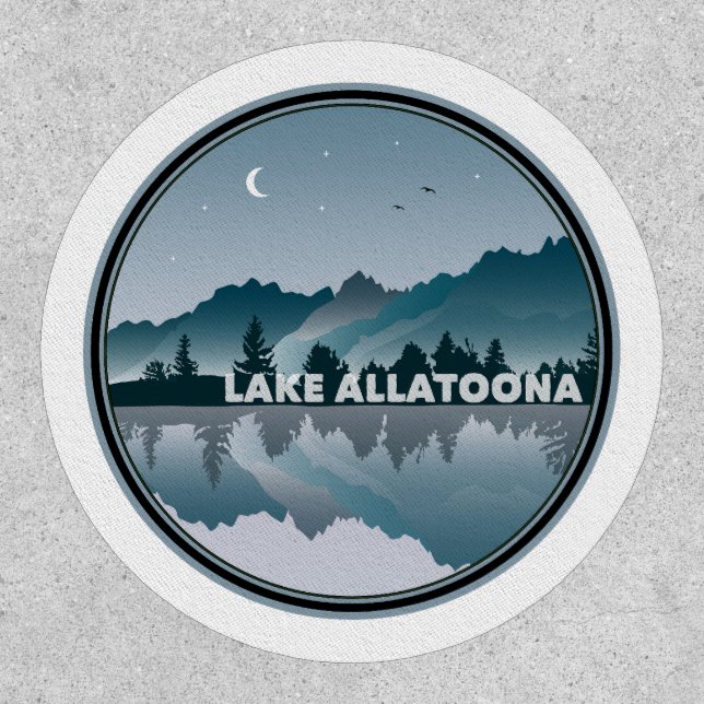 Lake Allatoona Georgia Reflection Patch (Front)