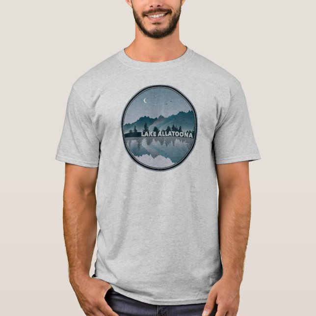 Lake Allatoona Georgia Reflection T-Shirt (Front)