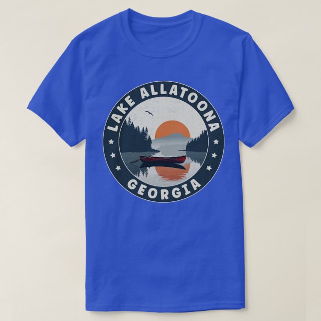 Lake Allatoona Georgia Sunset TShirt (Design Front)