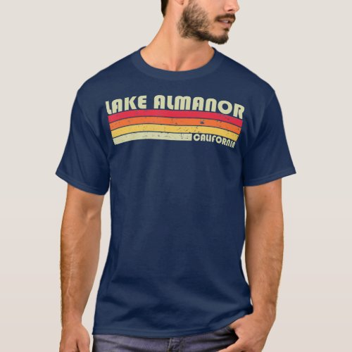 LAKE ALMANOR CALIFORNIA Funny Fishing Camping T_Shirt