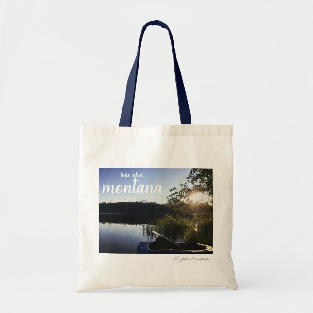 Lake Alva Canvas Tote Bag (Front)