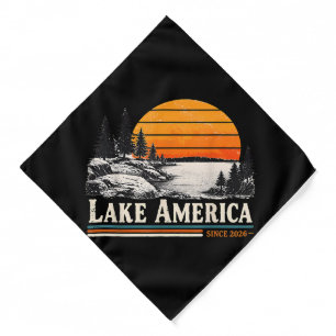 Lake America 2026 Vintage Bandana