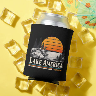 Lake America 2026 Vintage Can Cooler