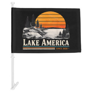 Lake America 2026 Vintage Car Flag