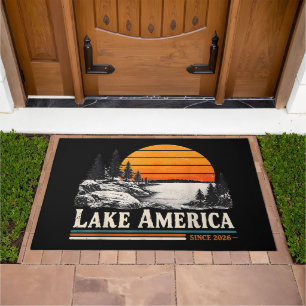 Lake America 2026 Vintage Doormat