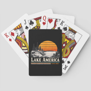 Lake America 2026 Vintage Poker Cards