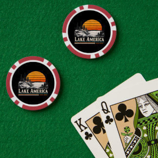 Lake America 2026 Vintage Poker Chips