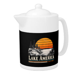 Lake America 2026 Vintage Teapot