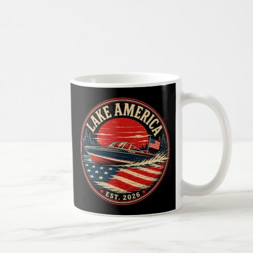 Lake America est 2026 political humor Coffee Mug
