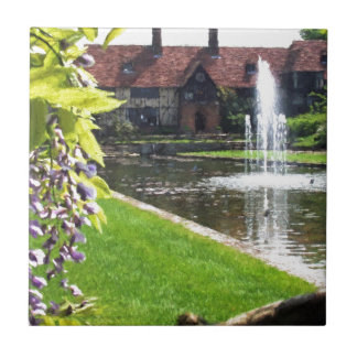 Lake and Fountain at RHS Wisley Ceramic Tile