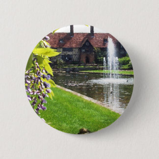 Lake and Fountain at RHS Wisley Pinback Button