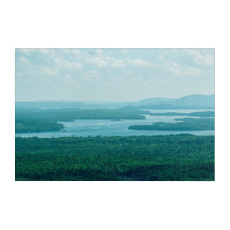 Lake and Mountain View Acrylic Print