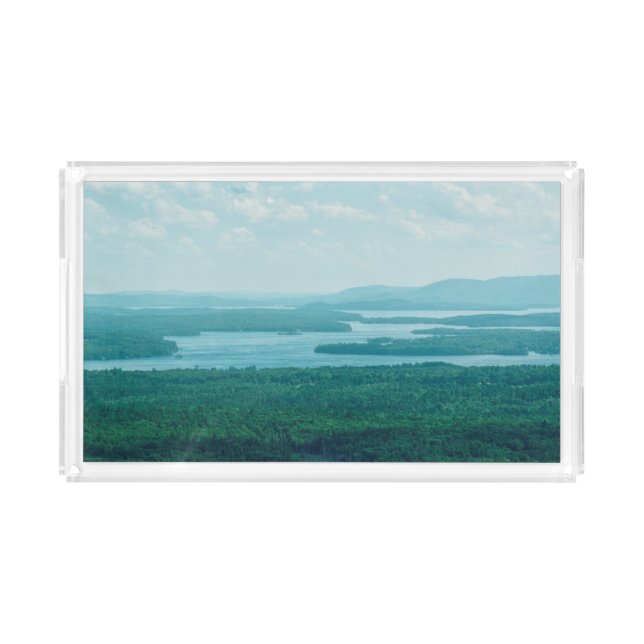 Lake and Mountain View Acrylic Tray (Front)