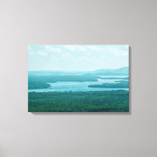 Lake and Mountain View Canvas Print