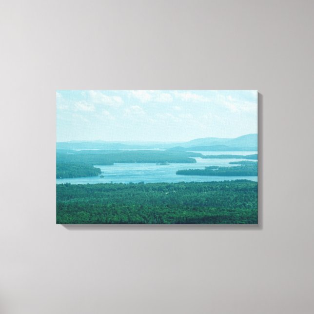 Lake and Mountain View Canvas Print (Front)