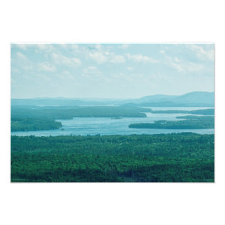 Lake and Mountain View Photo Print
