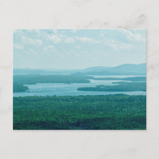 Lake and Mountain View Postcard